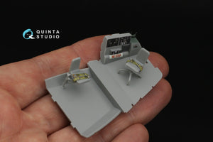 Intérieur imprimé en 3D et coloré sur papier décalcomanie pour Boeing B-17F (modèles HK, Eduard) de Quinta Studio QDS-48542 (petite version) à l&amp;#39;échelle 1/48 – image 16