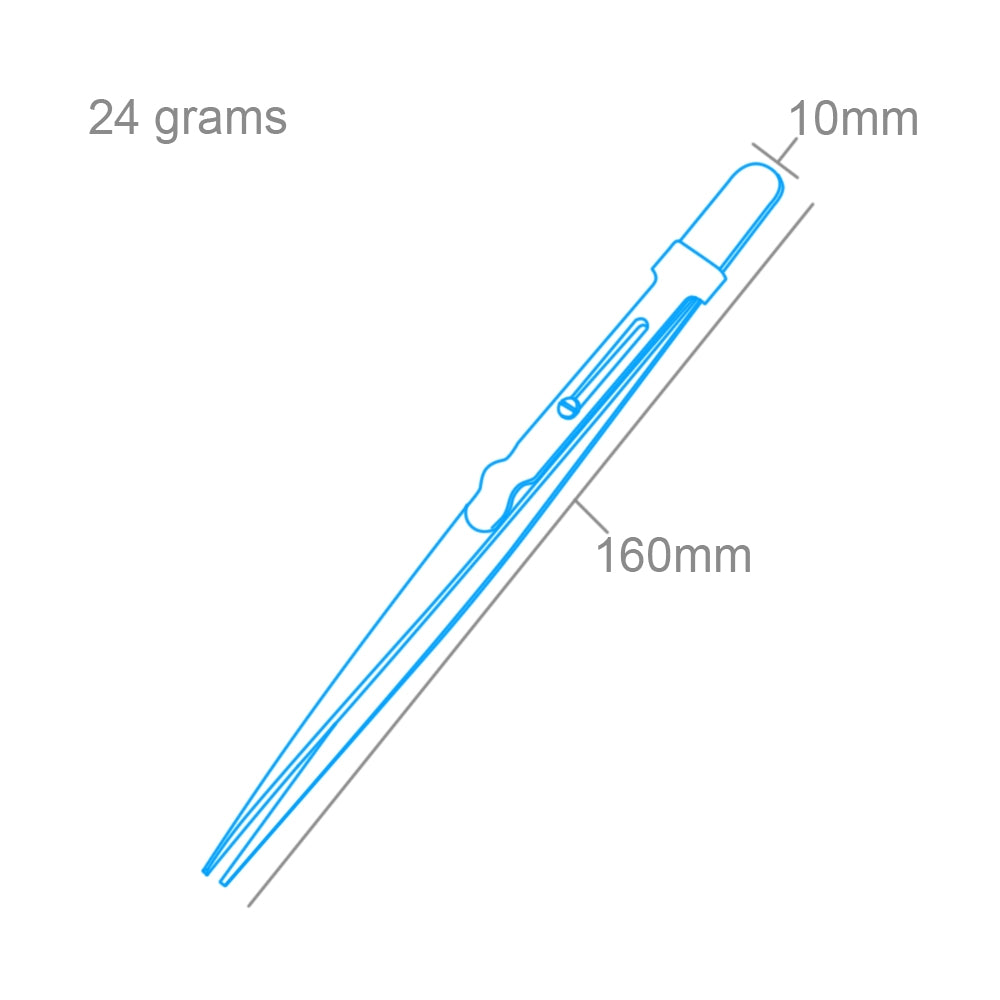 Modelcraft PTW1093-FR Fine Serrated Locking Stainless Steel Tweezers – immagine 2