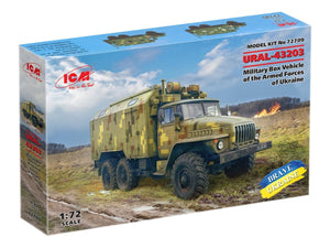ICM 72709 URAL-43203 Military Box Vehicle of the Armed Forces of Ukraine 1/72 – Bild 2