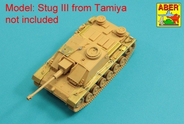 Aber 48A31 Grilles for Pz.Kpfw. III &amp;amp; Stug III Fit to Tamiya models: 32540; 32524; 32525; 32543; 1/48 – image 13