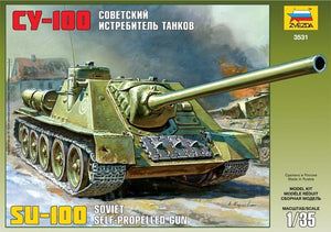 Zvezda 3531 SU-100 Soviet self-propelled gun 1/35