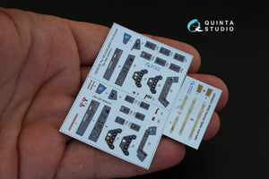 Quinta Studio QD48128 Fw 190 A-8/A-9 (R11) 3D-Printed &amp;amp; coloured Interior on decal paper (for Eduard kit) 1/48 – immagine 2