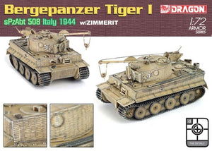 Dragon 7210 Demolition Tiger w/Zimmerit 1/72 – zdjęcie 3