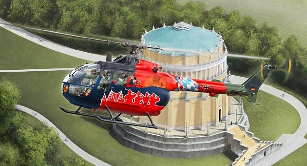 Revell 04906 BO 105 35th Anniversary of Roth Fly-Out Version 1/32