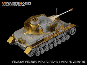 Voyager Model PE35303 WWII German Panzer.IV Ausf.D mit 75mm Kw.K.40 L/43 basic For DRAGON 6330 1/35 – immagine 4
