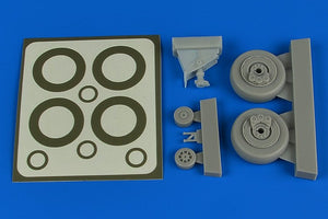 Roues et masques de peinture Aires 4793 A-1H Skyraider 1/48 TAMIYA