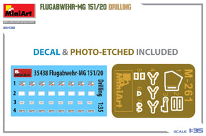 MiniArt 35438 FLUGABWEHR-MG 151/20 DRILLING 1/35 – immagine 2