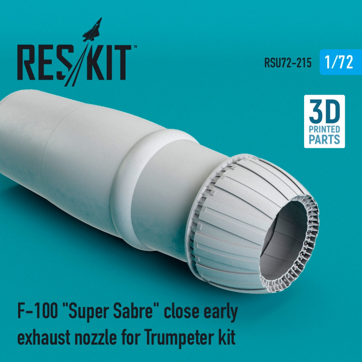 RESKIT RSU72-0215 F-100 &amp;quot;SUPER SABRE&amp;quot; CLOSE EARLY EXHAUST NOZZLE FOR TRUMPETER KIT 1/72