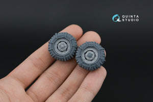 Quinta Studio QT35012 Dodge WC Family tyre set with chains (Zvezda) 1/35 – imagen 7
