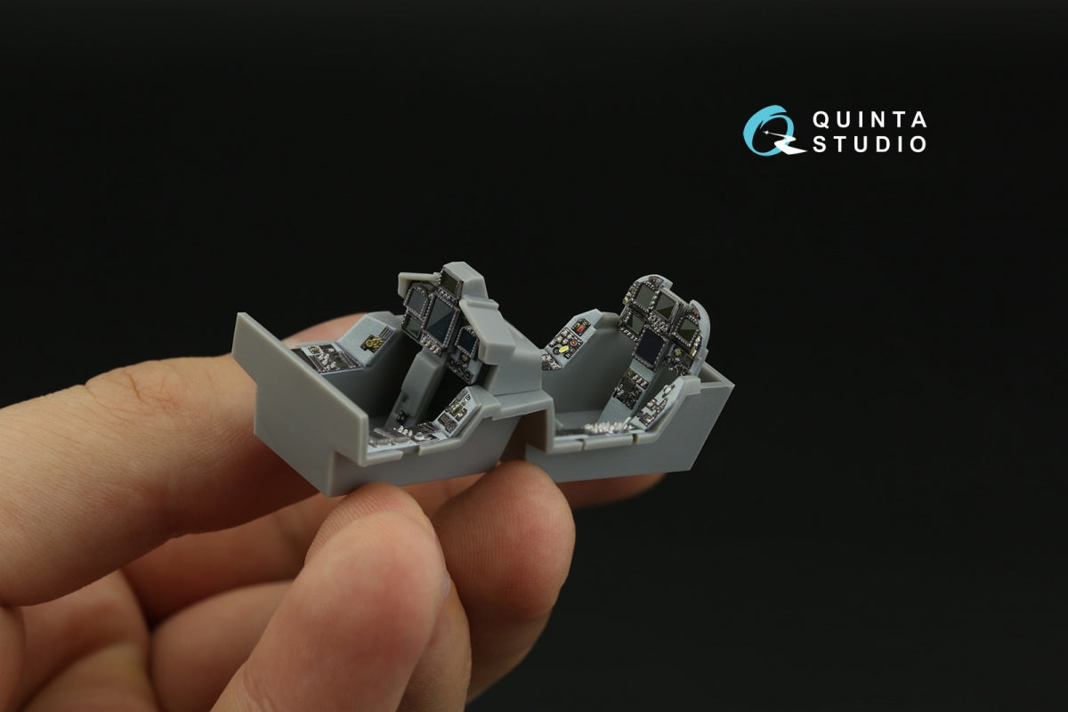 Quinta Studio QDS-48373 F/A-18F late / EA-18G 3D-Printed &amp;amp; coloured Interior on decal paper (Hobby Boss) (small version) 1/48 – Bild 7