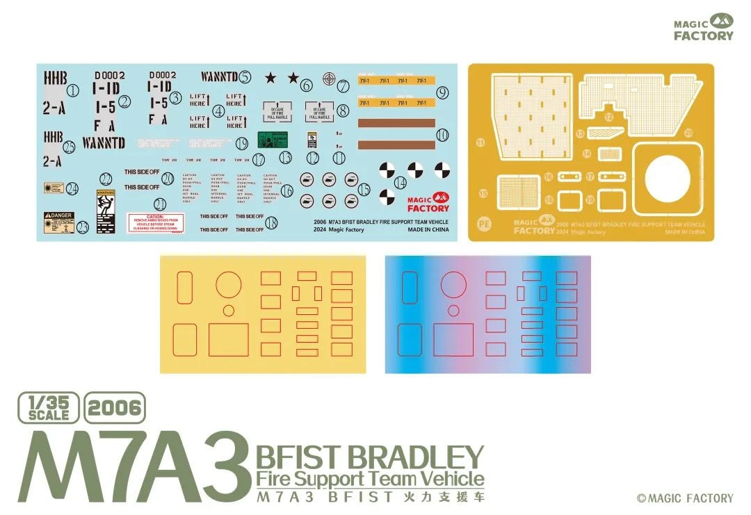 Magic Factory 2006 M7A3 BFIST Bradley Véhicule d&amp;#39;appui-feu 1/35  – image 9