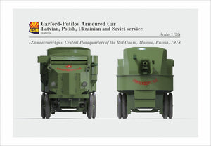 Copper State Models 35015 Garford-Putilov Armoured Car, Latvian, Polish, Ukrainian, Soviet Service 1/35 – zdjęcie 12