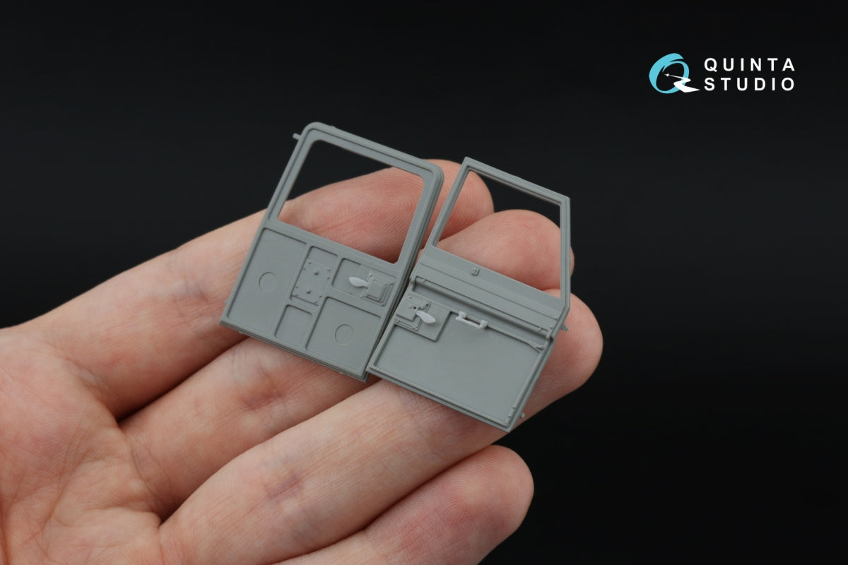 Quinta Studio QD+35139 Land Rover 88 series II family 3D-Printed &amp;amp; coloured Interior on decal paper (AK Interactive) (with 3D-printed resin parts) 1/35 – immagine 10