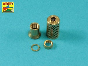 Aber 35L-264 Lufa z hamulcem wylotowym do niemieckiej armaty p/panc. Krupp 12,8cm PAK 44 (Great Wall) 1/35 – immagine 7