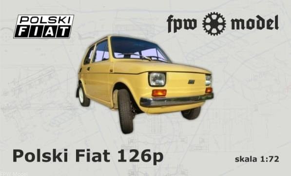 Maquette FPW 72600 Fiat 126p polonaise (première version) 1/72