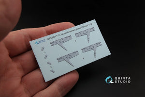 Quinta Studio QP32001 F-14 tail reinforcement plates (for Tamiya kit) 1/32 – immagine 4