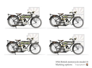 Copper State Models B35-001 British Motorcycle Tr.Model H 1/35 – zdjęcie 2