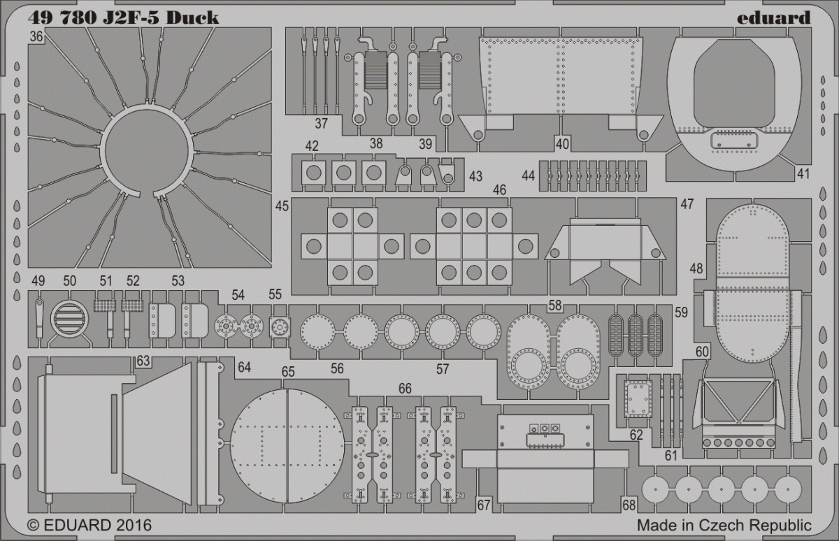Eduard 49780 J2F-5 Duck 1/48 MERIT – imagen 2