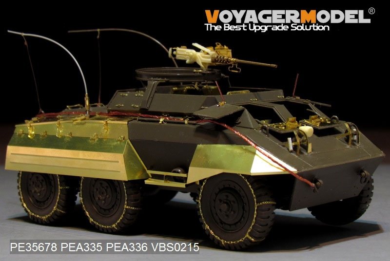 Voyager Model PEA336 WWII USM8/M20 armored car tire chains (For TAMIYA 35228 35234/ITALERI 6364) 1/35 – image 2
