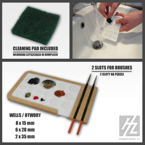 Hobby Zone HZ-pm1 Akrylowa Paleta do Malowania – immagine 2