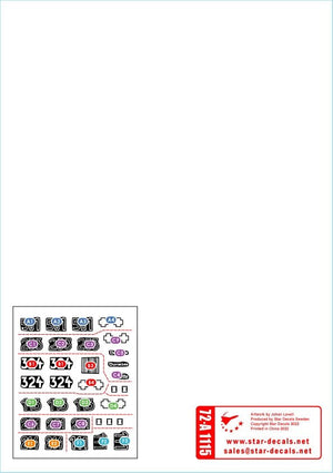 Star Decals 72-A1115 Tigres du Front Est s.Pz.Abt. 501 1943-44 Tiger I et Befehls-Tiger I Production moyenne 1/72 – image 2