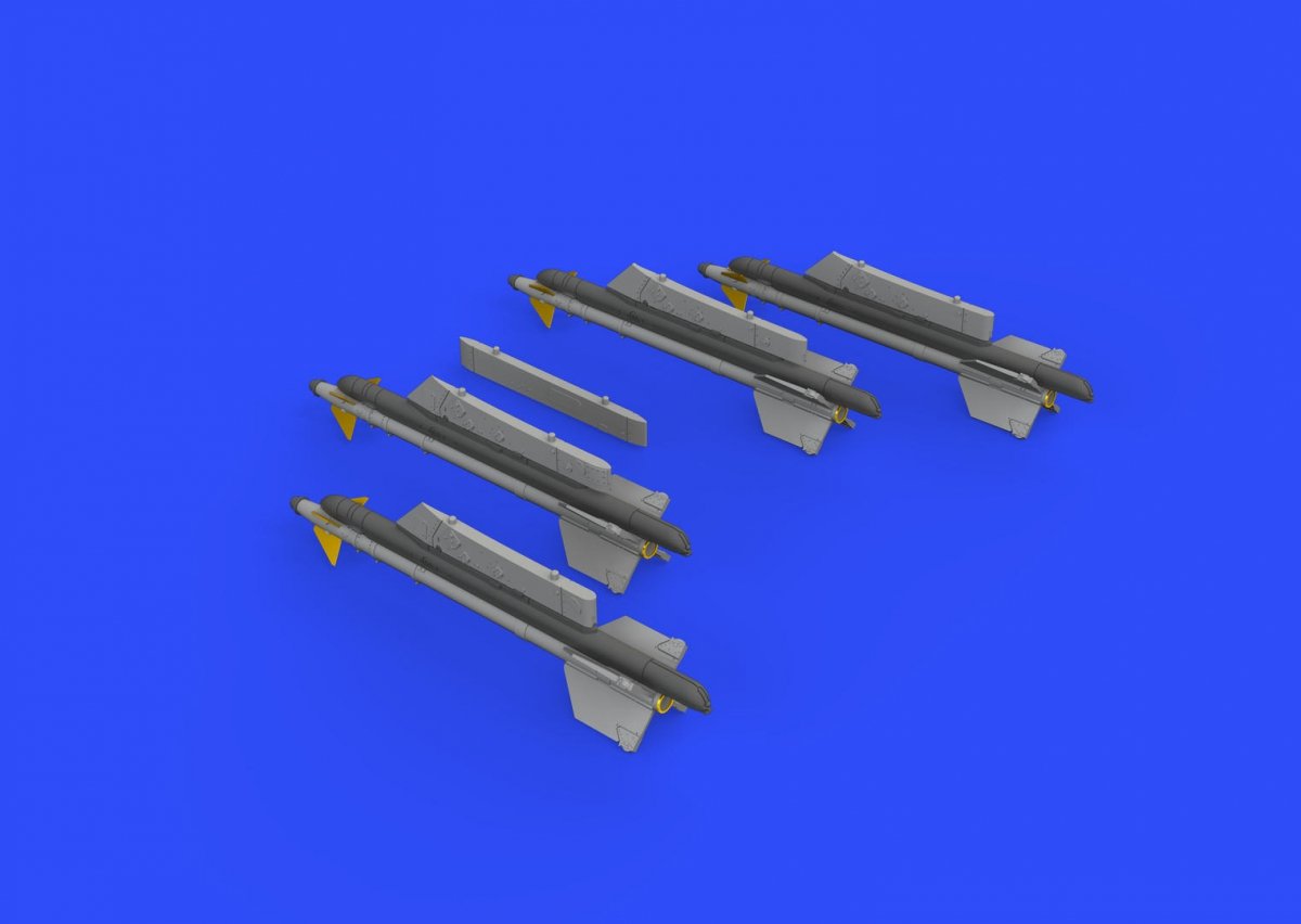 Missiles Eduard 672188 R-13M avec pylônes pour MiG-21 au 1/72 – image 3