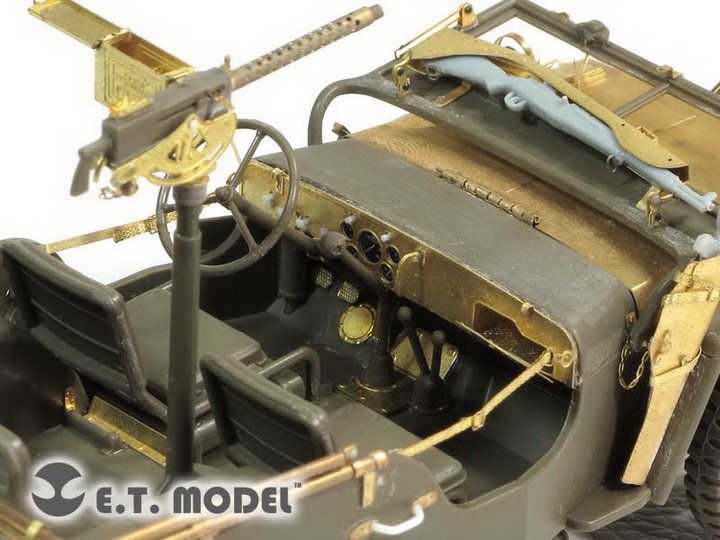 E.T. Model E35-126 WWII U.S. Willys MB Jeep (For TAMIYA 35219) 1/35 – immagine 7