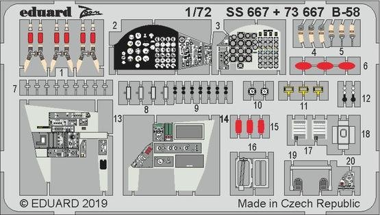Eduard BIG72149 B-58 TAMIYA 1/72 – imagen 5