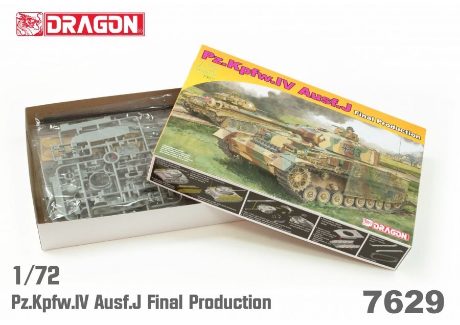 Dragon 7629 Pz.Kpfw.IV Ausf.J Final Production 1/72 – immagine 8