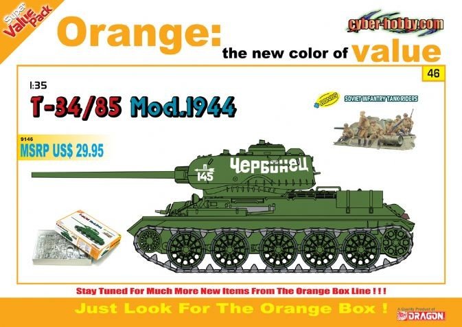 Cyber Hobby 9146 T-34/85 Mod.1944 1/35