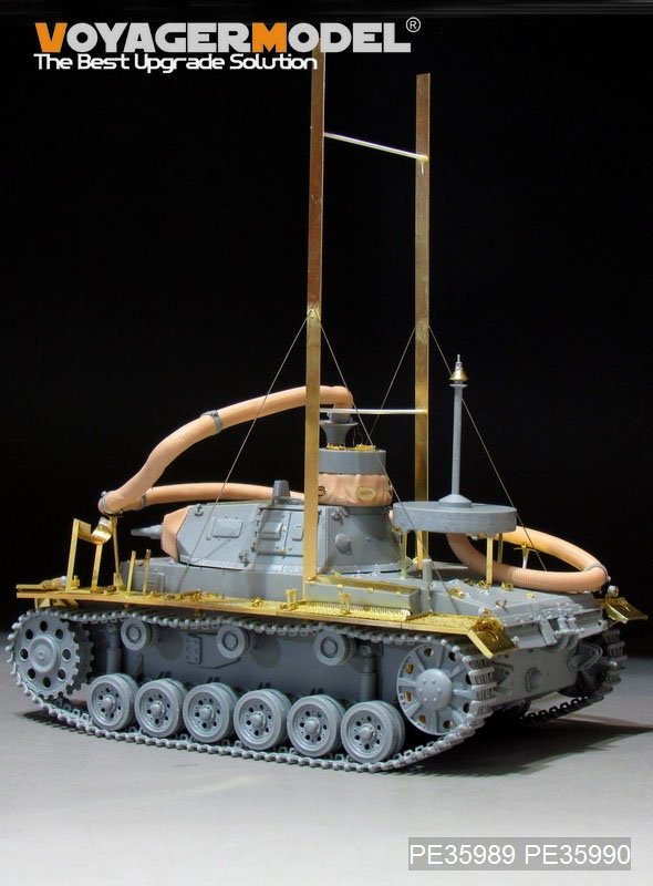 Voyager Model PE35989 WWII German Pz.KPfw.III (T)Ausf.F &amp;quot;Operation Seelowe&amp;quot; Basic For DRAGON 6877/6717 1/35 – zdjęcie 5