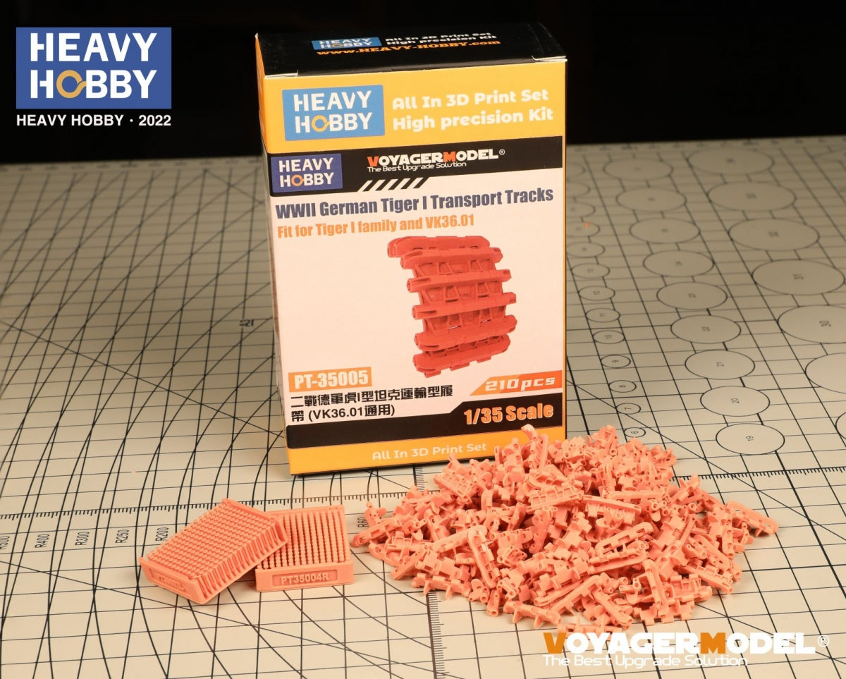 Heavy Hobby PT35005 WWII German Tiger I Transport Tracks 1/35 – immagine 2