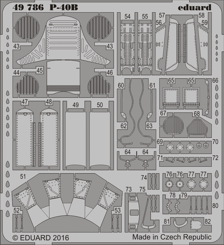 Eduard 49786 P-40B AIRFIX 1/48 – Bild 2