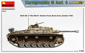 Mini Art 35338 Sturmgeschutz III Ausf. G AVRIL 1943 ALKETT PROD. KIT INTÉRIEUR 1/35 – image 4