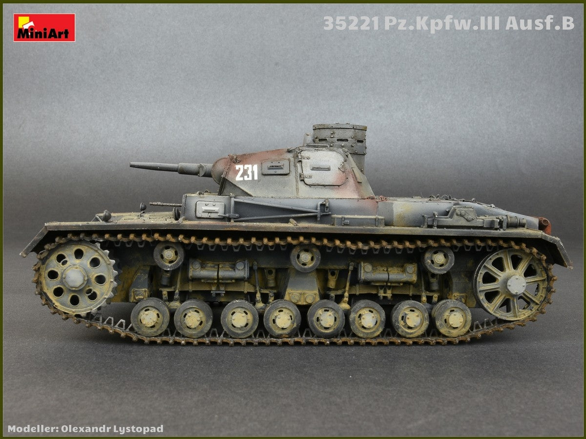 MiniArt 35221 Pz.Kpfw.III Ausf.B w/Crew 1/35 – immagine 9