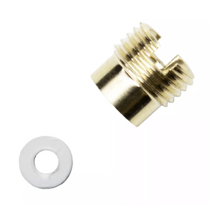 Harder &amp;amp; Steenbeck 702331 Uszczelka i Śruba Iglicy do Evolution Crplus 2024 / PTFE Needle Seal with Screw