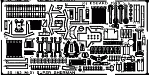 Eduard 35182 M-51 Super Sherman 1/35 Academy – immagine 2