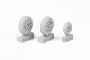 Eduard 648687 Ar 234B wheels HOBBY 2000, HASEGAWA 1/48 – Bild 4