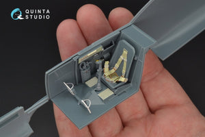 Quinta Studio QD32047 Bf 109E-1 3D-Printed &amp;amp; coloured Interior on decal paper (for Eduard kit) 1/32 – Bild 4