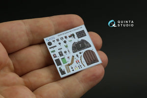 Quinta Studio QD48136 Spitfire Mk.V 3D-Printed &amp;amp; coloured Interior on decal paper (Tamiya) 1/48 – zdjęcie 3