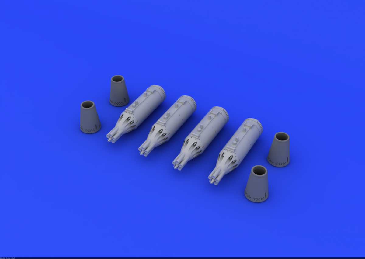 Eduard 672189 UB-16 rocket launchers for MiG-21 EDUARD 1/72
