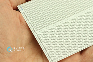 Rangées de rivets triples Quinta Studio QRV-037 (taille des rivets : 0,20 mm, écartement : 0,8 mm, convient à l’échelle 1/32), couleur noire, longueur totale : 3,7 m / 12 pi  – image 3
