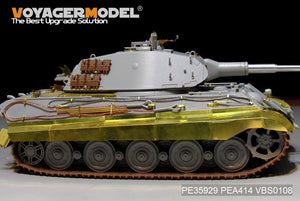 Maquette Voyager PE35929 Char King Tiger allemand de la Seconde Guerre mondiale (tourelle Porsche) pour HOBBYBOSS 84530 1/35  – image 9