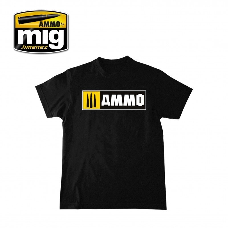 AMMO of Mig Jimenez 8023L AMMO EASY LOGO T-SHIRT (size, size L)