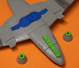 Omask 77246 Me-262 wheel bay plugs (for Academy) 1/72 – imagen 2