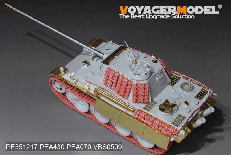 Voyager Model PE351217 WWII German Panther G early ver.Basic (For MENG TS-052) 1/35 – Bild 3