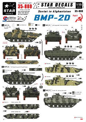 Star Decals 35-880 Soviétiques en Afghanistan partie 4 1/35