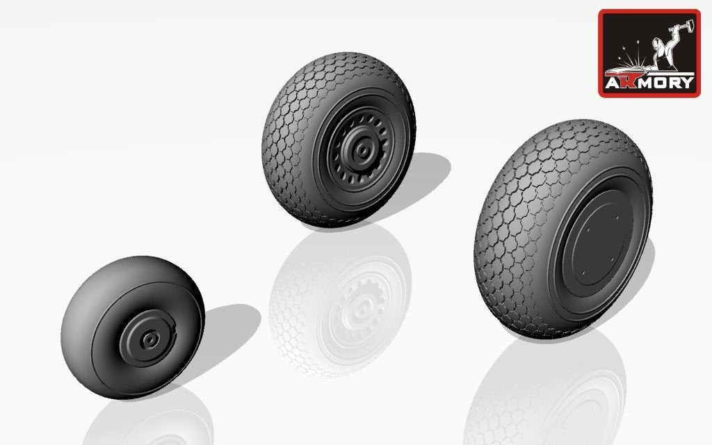 Armory Models AW48307 A-20C Boston wheels, mid 1/48 – imagen 5