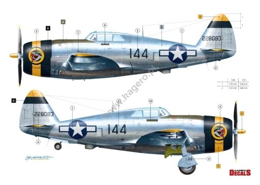 Kagero KD48006 Republic P-47 Thunderbolt D 1/48 – imagen 5