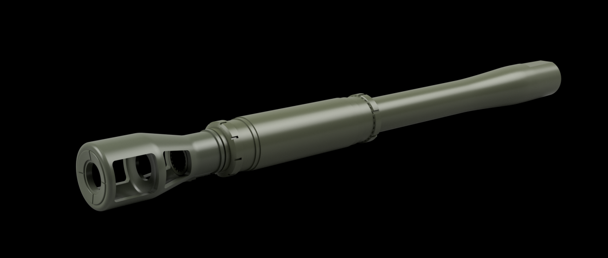 Panzer Art GB35-156 BK 90L/40 Gun barrel for Kanonenjagdpanzer 90 (KaJaPa) 1/35 – immagine 3